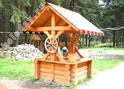 Колодец из бревна